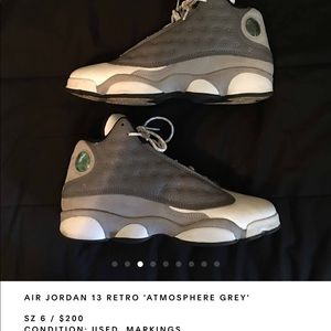 Jordan 13 atmosphere grey